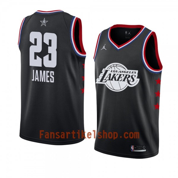 Los Angeles Lakers Trikot LeBron James 23 2019 All-Star Jordan Brand Schwarz Swingman - Herren Los Angeles Lakers Trikot LeBron James 23 2019 All-Star Jordan Brand Schwarz Swingman - Herren